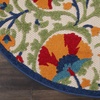image:imageNourison Home Aloha Red Multicolor 3 x 5 Area Rug  Easy Clean Non Shedding Bed Room Living Room Dining Room Kitchen 3 x 5RedMulti