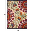 image:imageNourison Home Aloha Red Multicolor 3 x 5 Area Rug  Easy Clean Non Shedding Bed Room Living Room Dining Room Kitchen 3 x 5RedMulti