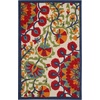 image:imageNourison Home Aloha Red Multicolor 3 x 5 Area Rug  Easy Clean Non Shedding Bed Room Living Room Dining Room Kitchen 3 x 5RedMulti