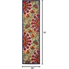 image:imageNourison Home Aloha Red Multicolor 3 x 5 Area Rug  Easy Clean Non Shedding Bed Room Living Room Dining Room Kitchen 3 x 5RedMulti