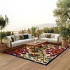 image:imageNourison Home Aloha Red Multicolor 3 x 5 Area Rug  Easy Clean Non Shedding Bed Room Living Room Dining Room Kitchen 3 x 5RedMulticolor