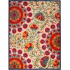 image:imageNourison Home Aloha Red Multicolor 3 x 5 Area Rug  Easy Clean Non Shedding Bed Room Living Room Dining Room Kitchen 3 x 5RedMulticolor