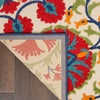 image:imageNourison Home Aloha Red Multicolor 3 x 5 Area Rug  Easy Clean Non Shedding Bed Room Living Room Dining Room Kitchen 3 x 5RedMulticolor