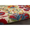 image:imageNourison Home Aloha Red Multicolor 3 x 5 Area Rug  Easy Clean Non Shedding Bed Room Living Room Dining Room Kitchen 3 x 5RedMulticolor