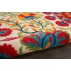 image:imageNourison Home Aloha Red Multicolor 3 x 5 Area Rug  Easy Clean Non Shedding Bed Room Living Room Dining Room Kitchen 3 x 5RedMulticolor
