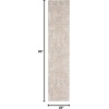 image:imageNourison Home Astra Machine Washable Beige 33 x 5 Area Rug  Easy Clean Non Shedding Bed Room Living Room Dining Room Kitchen 3 x 5Beige