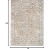 image:imageNourison Home Astra Machine Washable Beige 33 x 5 Area Rug  Easy Clean Non Shedding Bed Room Living Room Dining Room Kitchen 3 x 5Beige