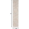 image:imageNourison Home Astra Machine Washable Beige 33 x 5 Area Rug  Easy Clean Non Shedding Bed Room Living Room Dining Room Kitchen 3 x 5Beige