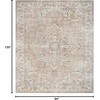 image:imageNourison Home Astra Machine Washable Beige 33 x 5 Area Rug  Easy Clean Non Shedding Bed Room Living Room Dining Room Kitchen 3 x 5Beige
