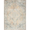 image:imageNourison Home Astra Machine Washable Beige 33 x 5 Area Rug  Easy Clean Non Shedding Bed Room Living Room Dining Room Kitchen 3 x 5Beige Blue