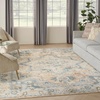 image:imageNourison Home Astra Machine Washable Beige 33 x 5 Area Rug  Easy Clean Non Shedding Bed Room Living Room Dining Room Kitchen 3 x 5Beige Blue