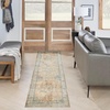 image:imageNourison Home Astra Machine Washable Beige 33 x 5 Area Rug  Easy Clean Non Shedding Bed Room Living Room Dining Room Kitchen 3 x 5Beige Blue