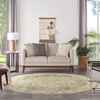 image:imageNourison Home Astra Machine Washable Beige 33 x 5 Area Rug  Easy Clean Non Shedding Bed Room Living Room Dining Room Kitchen 3 x 5Blue Green