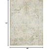 image:imageNourison Home Astra Machine Washable Beige 33 x 5 Area Rug  Easy Clean Non Shedding Bed Room Living Room Dining Room Kitchen 3 x 5Blue Green