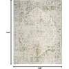 image:imageNourison Home Astra Machine Washable Beige 33 x 5 Area Rug  Easy Clean Non Shedding Bed Room Living Room Dining Room Kitchen 3 x 5Blue Green