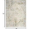 image:imageNourison Home Astra Machine Washable Beige 33 x 5 Area Rug  Easy Clean Non Shedding Bed Room Living Room Dining Room Kitchen 3 x 5Blue Green