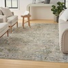 image:imageNourison Home Astra Machine Washable Beige 33 x 5 Area Rug  Easy Clean Non Shedding Bed Room Living Room Dining Room Kitchen 3 x 5Blue Green