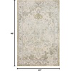 image:imageNourison Home Astra Machine Washable Beige 33 x 5 Area Rug  Easy Clean Non Shedding Bed Room Living Room Dining Room Kitchen 3 x 5Blue Green