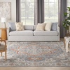 image:imageNourison Home Astra Machine Washable Beige 33 x 5 Area Rug  Easy Clean Non Shedding Bed Room Living Room Dining Room Kitchen 3 x 5Denim Multicolor