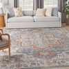 image:imageNourison Home Astra Machine Washable Beige 33 x 5 Area Rug  Easy Clean Non Shedding Bed Room Living Room Dining Room Kitchen 3 x 5Denim Multicolor