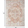 image:imageNourison Home Astra Machine Washable Beige 33 x 5 Area Rug  Easy Clean Non Shedding Bed Room Living Room Dining Room Kitchen 3 x 5Gold Multicolor