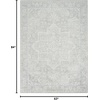 image:imageNourison Home Astra Machine Washable Beige 33 x 5 Area Rug  Easy Clean Non Shedding Bed Room Living Room Dining Room Kitchen 3 x 5Grey
