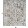 image:imageNourison Home Astra Machine Washable Beige 33 x 5 Area Rug  Easy Clean Non Shedding Bed Room Living Room Dining Room Kitchen 3 x 5Grey Blue