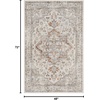 image:imageNourison Home Astra Machine Washable Beige 33 x 5 Area Rug  Easy Clean Non Shedding Bed Room Living Room Dining Room Kitchen 3 x 5Grey Multicolor