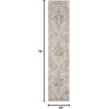 image:imageNourison Home Astra Machine Washable Beige 33 x 5 Area Rug  Easy Clean Non Shedding Bed Room Living Room Dining Room Kitchen 3 x 5Grey Multicolor