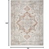 image:imageNourison Home Astra Machine Washable Beige 33 x 5 Area Rug  Easy Clean Non Shedding Bed Room Living Room Dining Room Kitchen 3 x 5Grey Multicolor