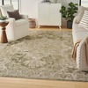 image:imageNourison Home Astra Machine Washable Beige 33 x 5 Area Rug  Easy Clean Non Shedding Bed Room Living Room Dining Room Kitchen 3 x 5Ivory Green