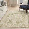 image:imageNourison Home Astra Machine Washable Beige 33 x 5 Area Rug  Easy Clean Non Shedding Bed Room Living Room Dining Room Kitchen 3 x 5Ivory Green