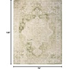 image:imageNourison Home Astra Machine Washable Beige 33 x 5 Area Rug  Easy Clean Non Shedding Bed Room Living Room Dining Room Kitchen 3 x 5Ivory Green