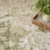 image:imageNourison Home Astra Machine Washable Beige 33 x 5 Area Rug  Easy Clean Non Shedding Bed Room Living Room Dining Room Kitchen 3 x 5Ivory Green