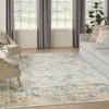 image:imageNourison Home Astra Machine Washable Beige 33 x 5 Area Rug  Easy Clean Non Shedding Bed Room Living Room Dining Room Kitchen 3 x 5Light Blue