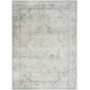 image:imageNourison Home Astra Machine Washable Beige 33 x 5 Area Rug  Easy Clean Non Shedding Bed Room Living Room Dining Room Kitchen 3 x 5Light Blue