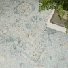 image:imageNourison Home Astra Machine Washable Beige 33 x 5 Area Rug  Easy Clean Non Shedding Bed Room Living Room Dining Room Kitchen 3 x 5Light Blue