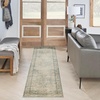 image:imageNourison Home Astra Machine Washable Beige 33 x 5 Area Rug  Easy Clean Non Shedding Bed Room Living Room Dining Room Kitchen 3 x 5Light Blue