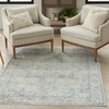 image:imageNourison Home Astra Machine Washable Beige 33 x 5 Area Rug  Easy Clean Non Shedding Bed Room Living Room Dining Room Kitchen 3 x 5Light Blue