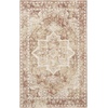 image:imageNourison Home Astra Machine Washable Beige 33 x 5 Area Rug  Easy Clean Non Shedding Bed Room Living Room Dining Room Kitchen 3 x 5Rust