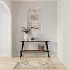 image:imageNourison Home Astra Machine Washable Beige 33 x 5 Area Rug  Easy Clean Non Shedding Bed Room Living Room Dining Room Kitchen 3 x 5Rust