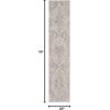image:imageNourison Home Astra Machine Washable Beige 33 x 5 Area Rug  Easy Clean Non Shedding Bed Room Living Room Dining Room Kitchen 3 x 5Silver Grey