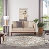image:imageNourison Home Astra Machine Washable Beige 33 x 5 Area Rug  Easy Clean Non Shedding Bed Room Living Room Dining Room Kitchen 3 x 5Silver Grey