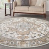image:imageNourison Home Astra Machine Washable Beige 33 x 5 Area Rug  Easy Clean Non Shedding Bed Room Living Room Dining Room Kitchen 3 x 5Silver Grey