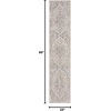 image:imageNourison Home Astra Machine Washable Beige 33 x 5 Area Rug  Easy Clean Non Shedding Bed Room Living Room Dining Room Kitchen 3 x 5Silver Grey