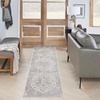 image:imageNourison Home Astra Machine Washable Beige 33 x 5 Area Rug  Easy Clean Non Shedding Bed Room Living Room Dining Room Kitchen 3 x 5Silver Grey