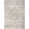 image:imageNourison Home Astra Machine Washable Beige 33 x 5 Area Rug  Easy Clean Non Shedding Bed Room Living Room Dining Room Kitchen 3 x 5Silver Grey