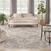 image:imageNourison Home Astra Machine Washable Beige 33 x 5 Area Rug  Easy Clean Non Shedding Bed Room Living Room Dining Room Kitchen 3 x 5Silver Grey