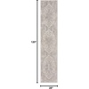 image:imageNourison Home Astra Machine Washable Beige 33 x 5 Area Rug  Easy Clean Non Shedding Bed Room Living Room Dining Room Kitchen 3 x 5Silver Grey