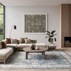 image:imageNourison Home Astra Machine Washable Blue 33 x 5 Area Rug  Easy Clean Non Shedding Bed Room Living Room Dining Room Kitchen 3 x 5Blue